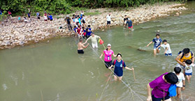 Trekking in Pahang, Malaysia