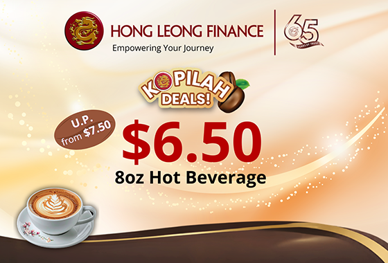 $6.50 8oz Hot Beverages