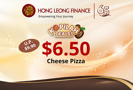 $6.50 Cheese Pizza