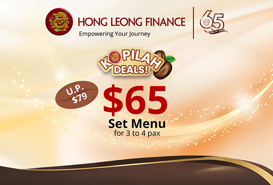 $65 Set Meal for 3 to 4 pax