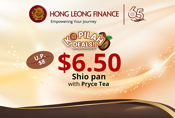 $6.50 Shio pan includes Pryce Tea