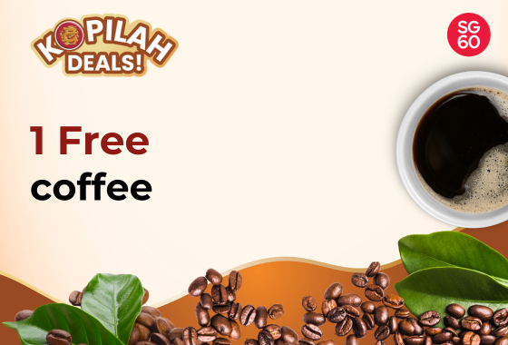 1 Free Cup of Hot Coffee