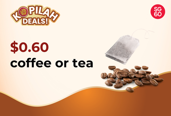 $0.60 Coffee or Tea