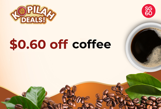 $0.60 Off Coffee